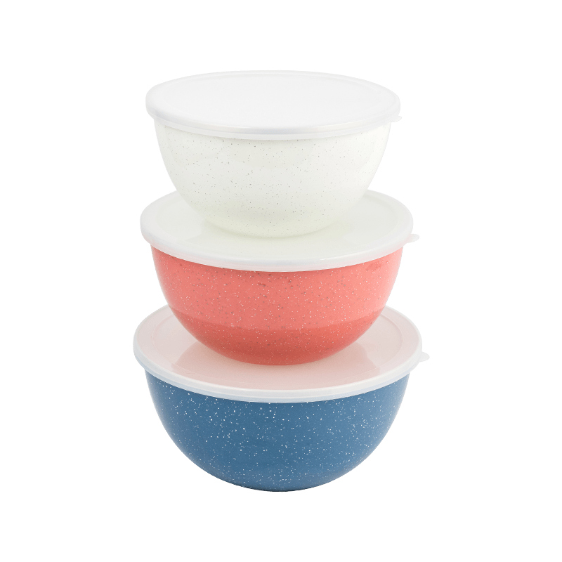 وعاء خلط حافة مستديرة