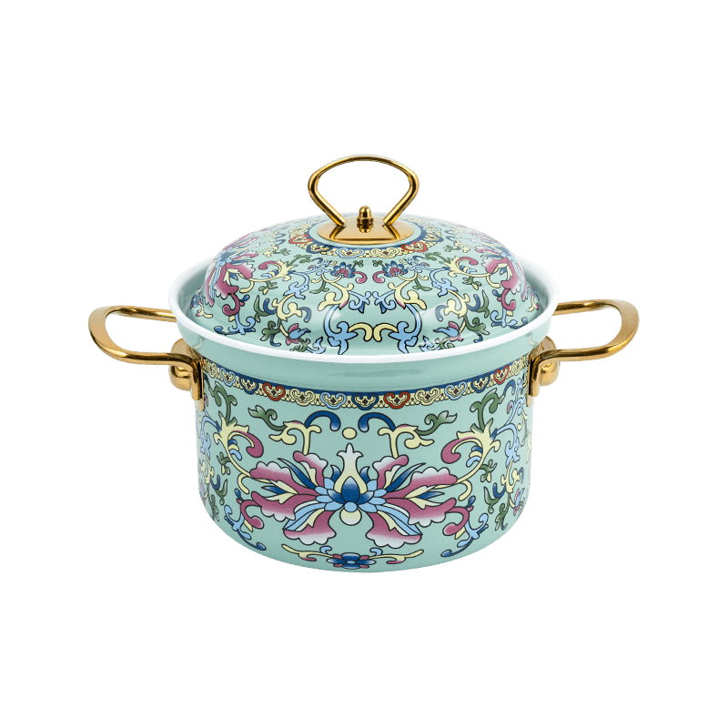 753D مينا روم حافة وعاء مستقيم مقاوم