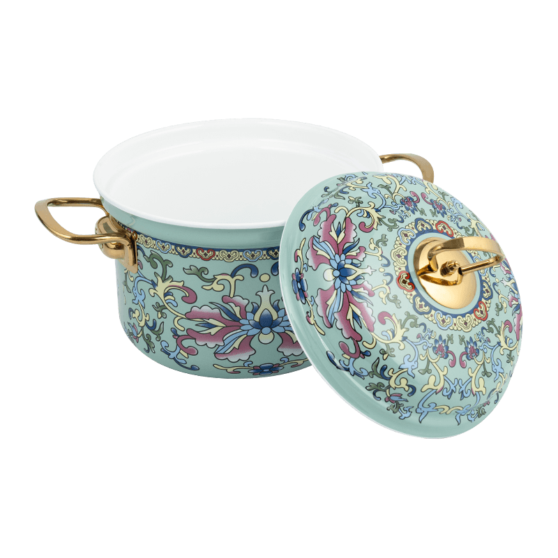 753D مينا روم حافة وعاء مستقيم مقاوم