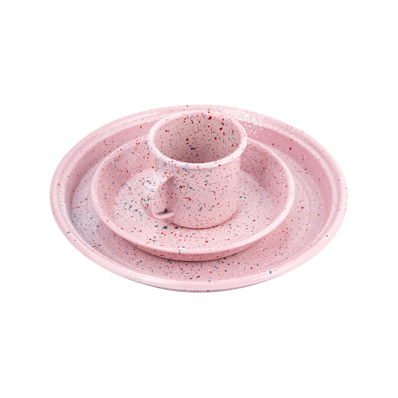 مجموعة إبريق الشاي الأزهار الأوروبية